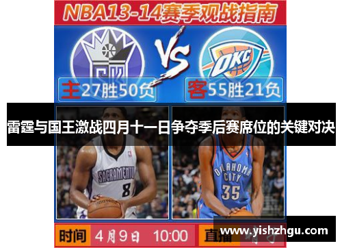 雷霆与国王激战四月十一日争夺季后赛席位的关键对决